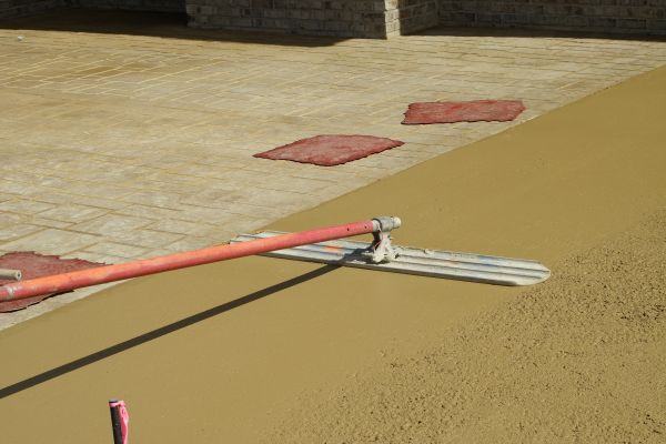 Stamped Pavement Installation in Los Gatos