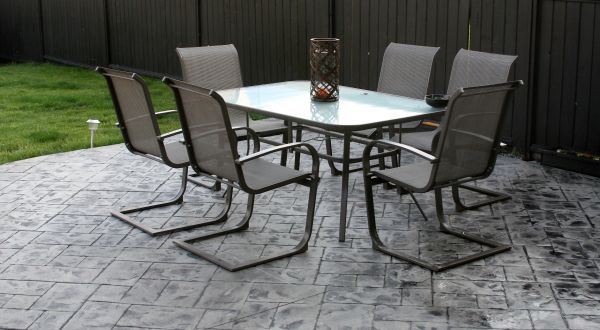Porch Stamping in Los Gatos